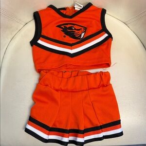 OSU BEAVERS Cheerleader Two-Piece Set